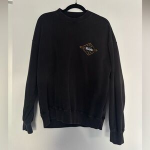 Abercrombie & Fitch Black Crewneck Sweater